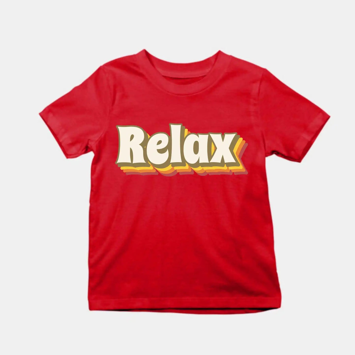 Relax Kids T-Shirt Red IZZIT APPAREL