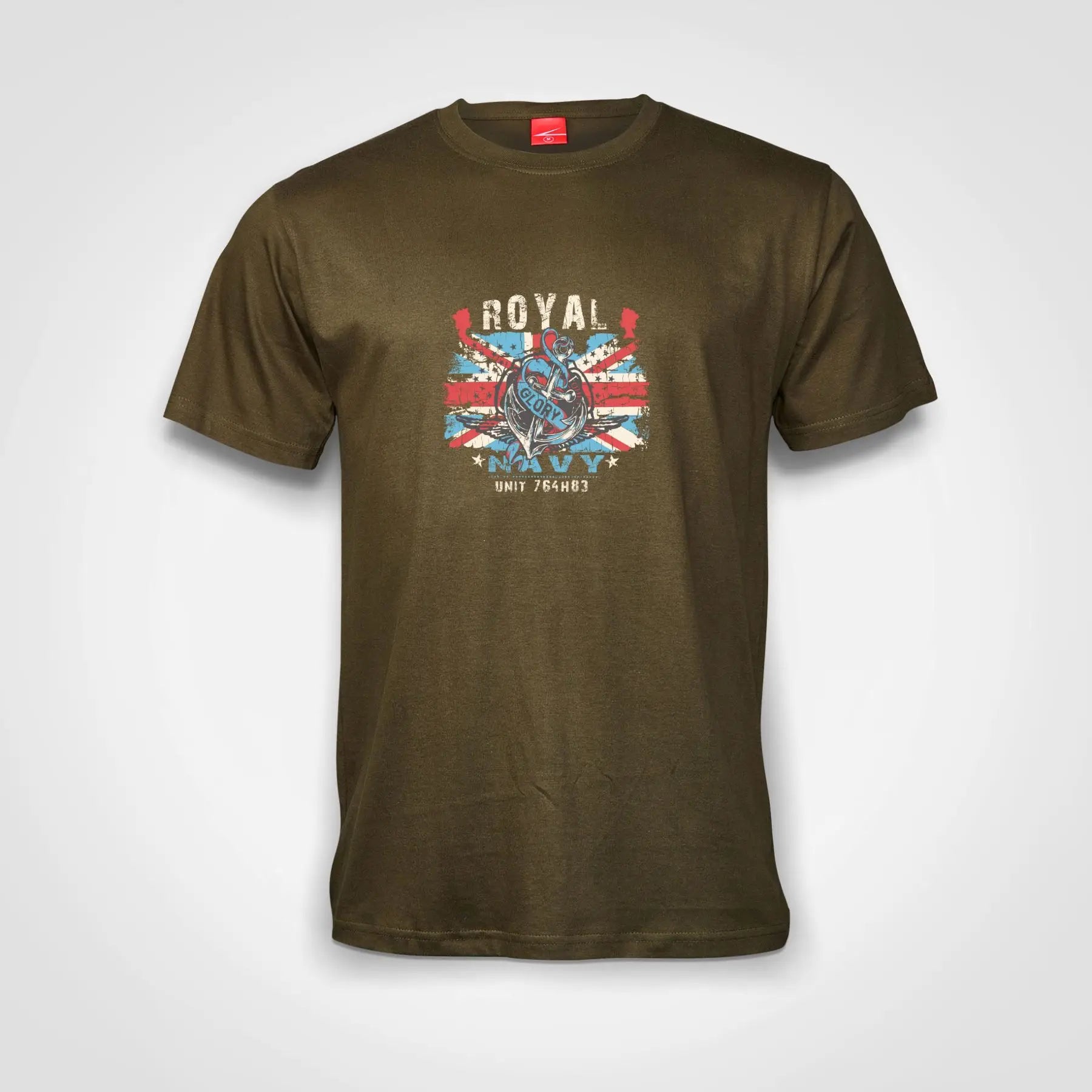 Royal Navy Cotton T-Shirt Olive IZZIT APPAREL