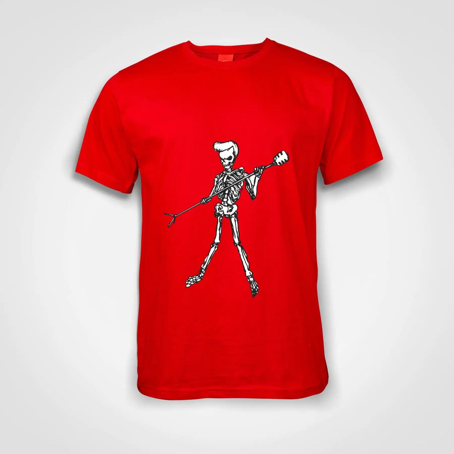Skullvis Cotton T-Shirt Red IZZIT APPAREL