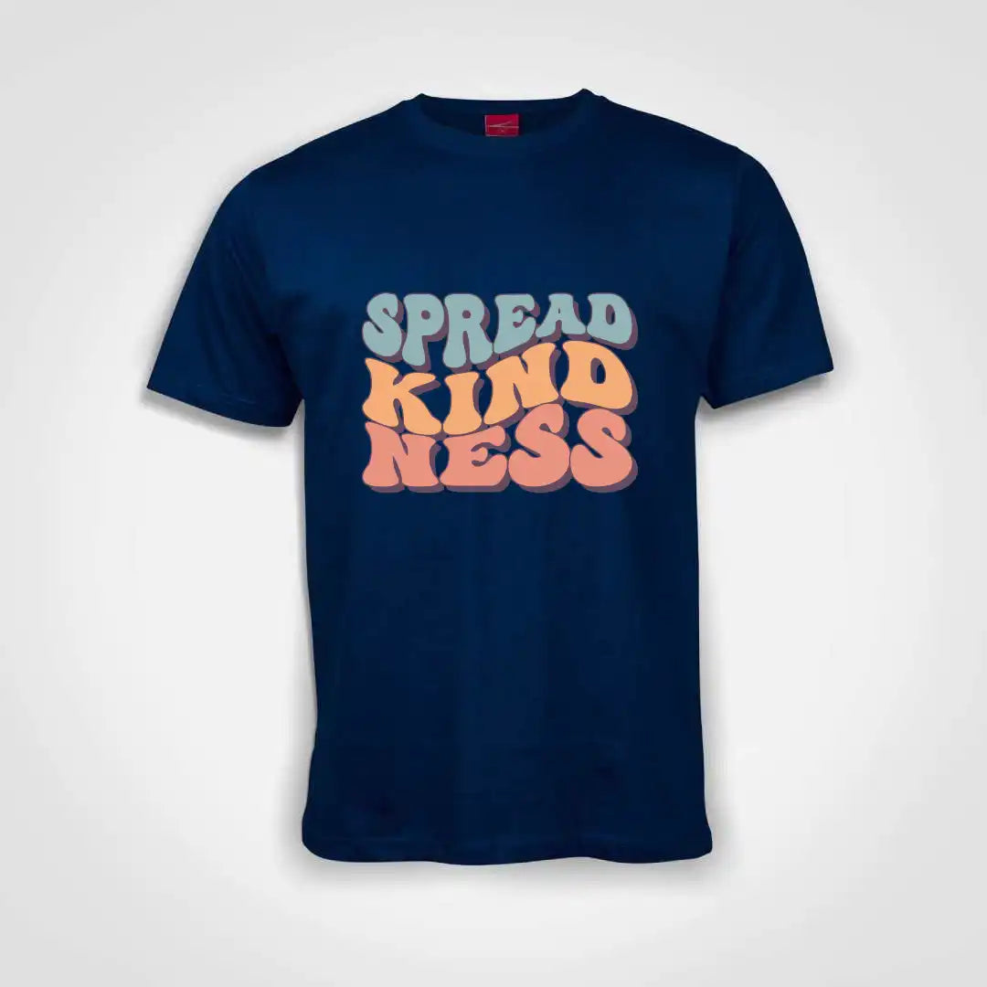 Spread Kindness Cotton T-Shirt Royal Blue IZZIT APPAREL