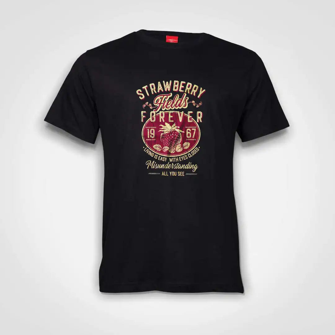 Strawberry Fields Forever Cotton T-Shirt