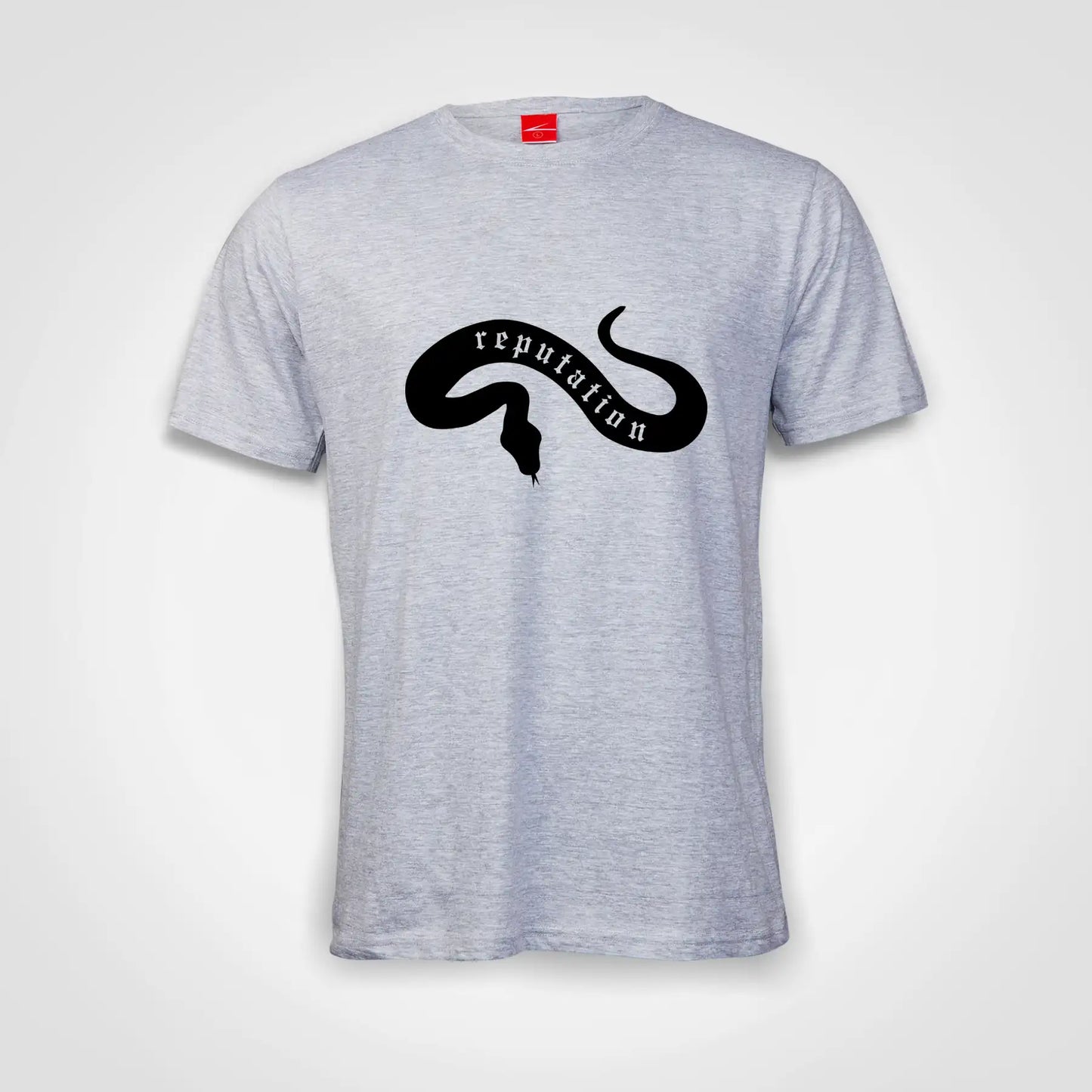 Reputation Snake Cotton T-Shirt Grey-Melange IZZIT APPAREL