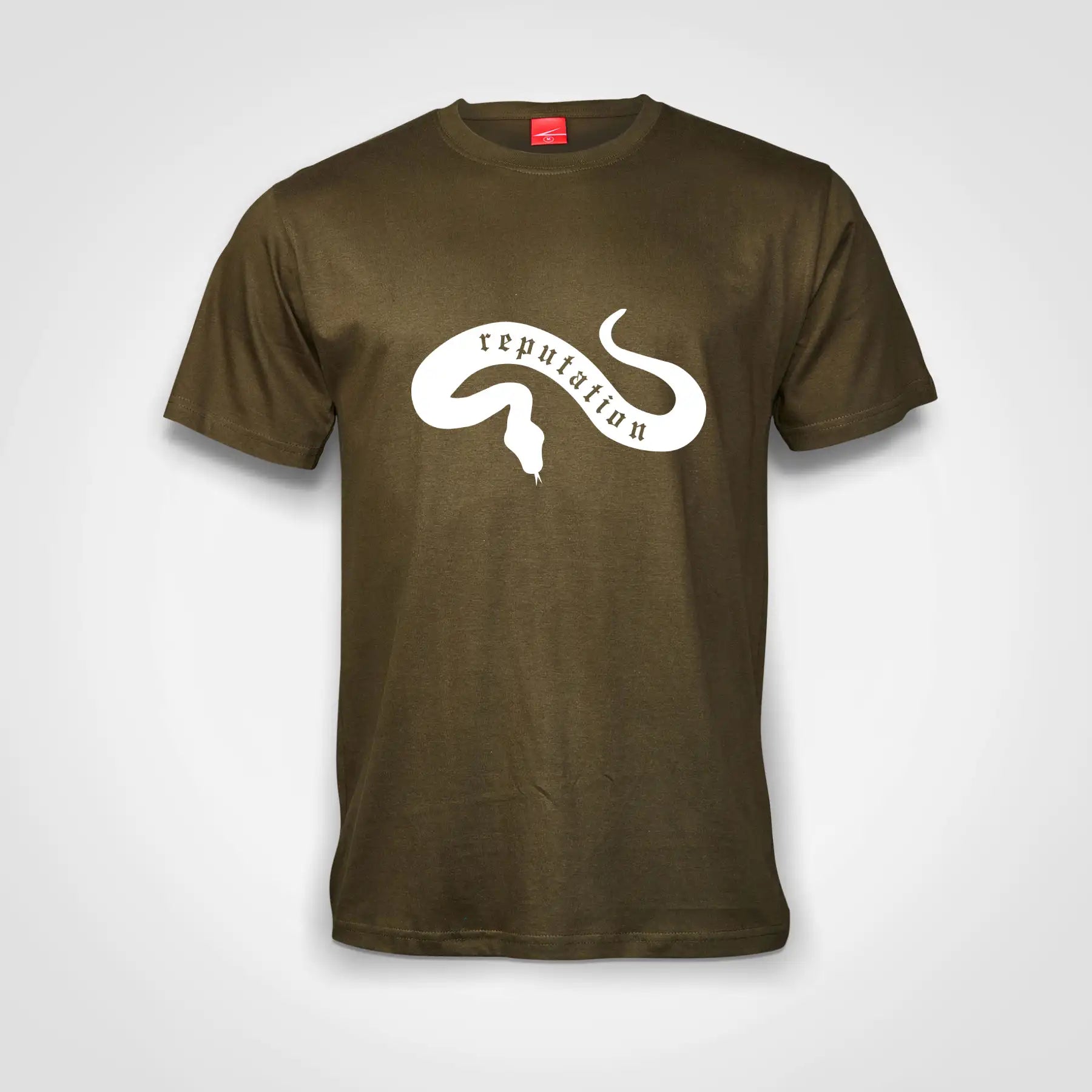 Reputation Snake Cotton T-Shirt Olive IZZIT APPAREL