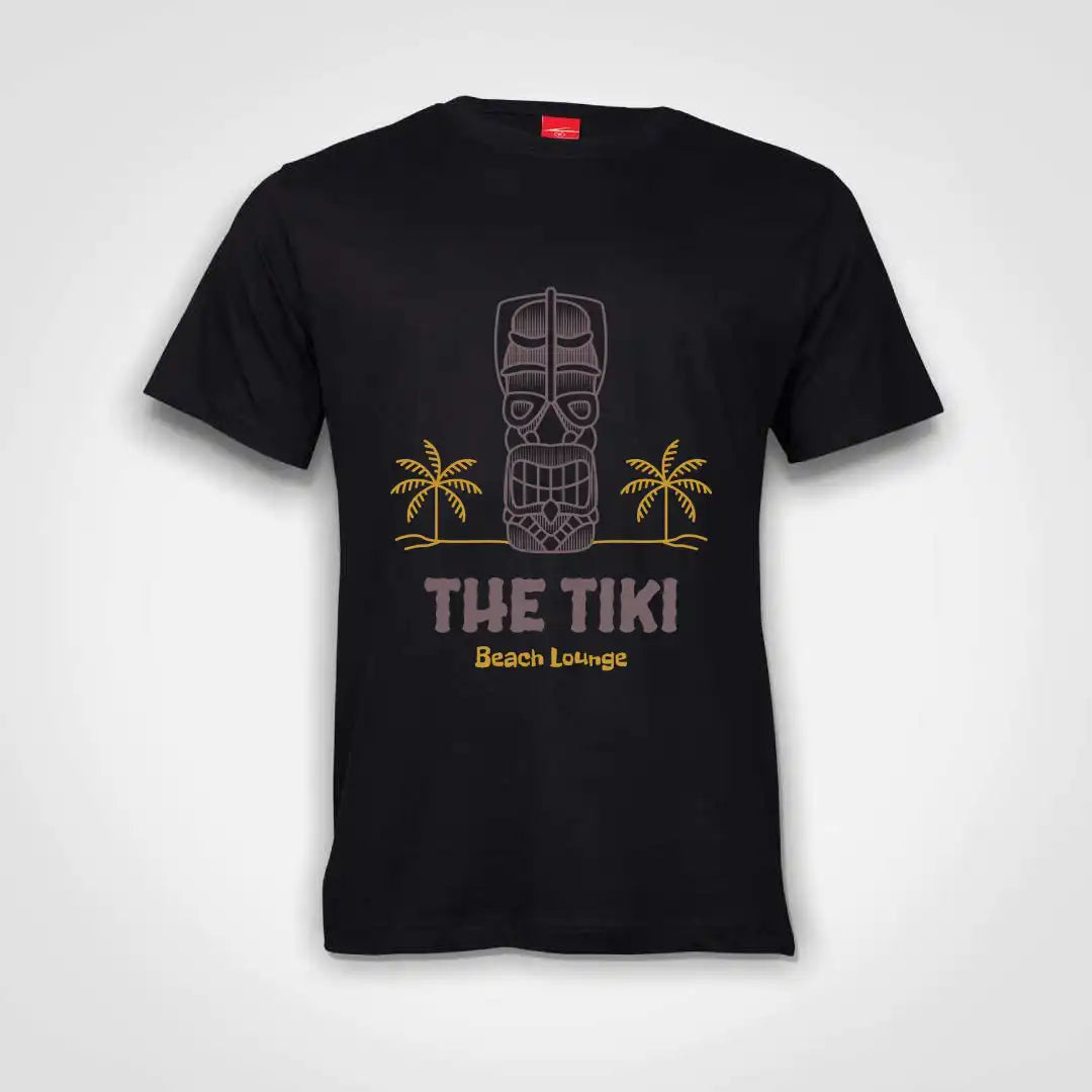 The Tiki Cotton T-Shirt Black IZZIT APPAREL