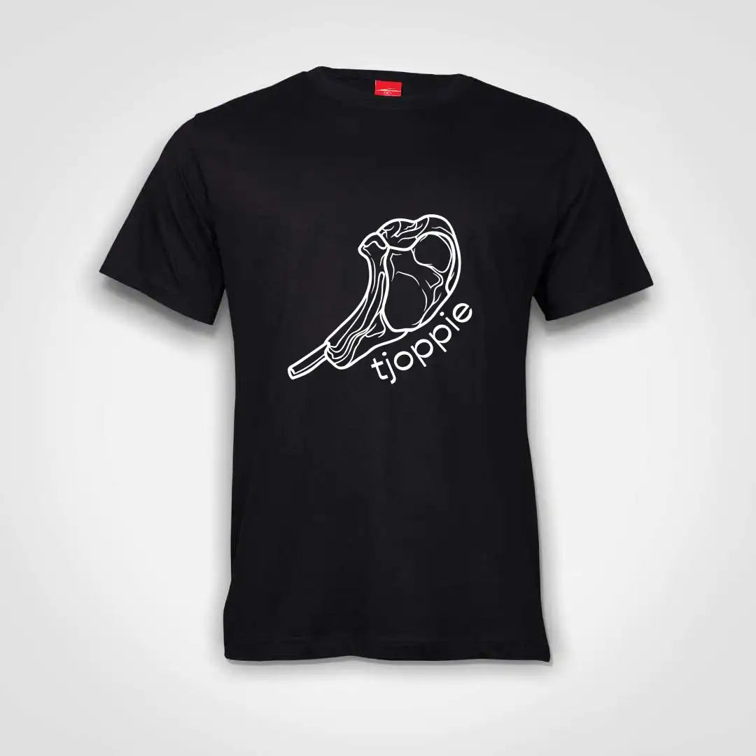 Tjoppie Cotton T-Shirt Black IZZIT APPAREL
