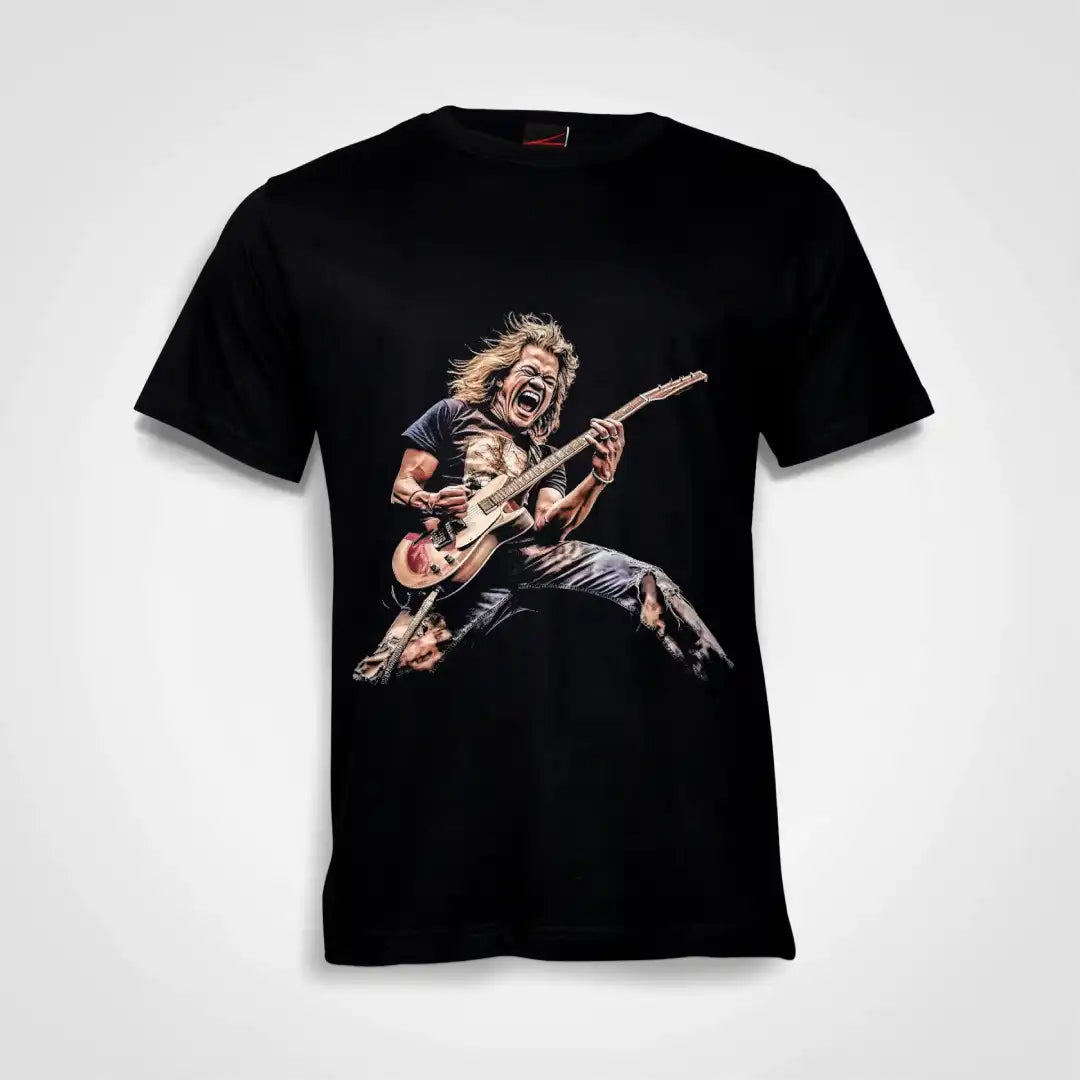 Van Halen Cotton T-Shirt Black IZZIT APPAREL