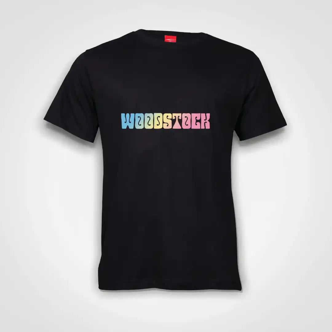 Woodstock Cotton T-Shirt Black IZZIT APPAREL