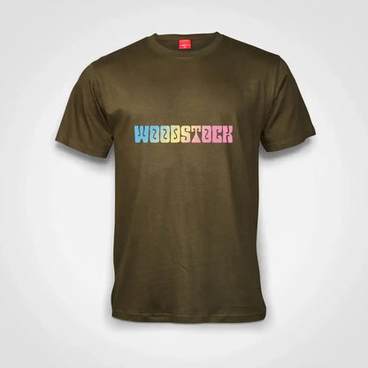 Woodstock Cotton T-Shirt Olive IZZIT APPAREL