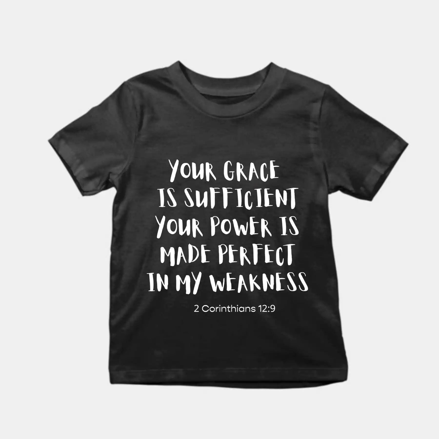 Your Grace Kids T-Shirt Black IZZIT APPAREL