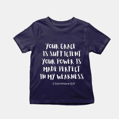 Your Grace Kids T-Shirt Navy IZZIT APPAREL