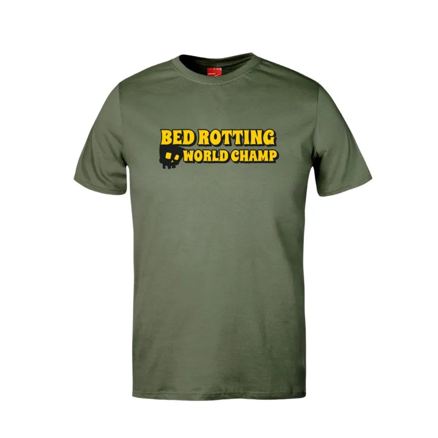 Bed Rotting World Champ Cotton T-Shirt