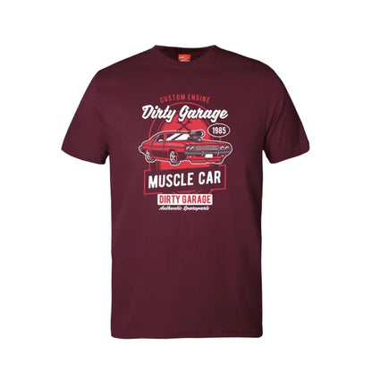 Custom Engine Dirty Garage Cotton T-Shirt