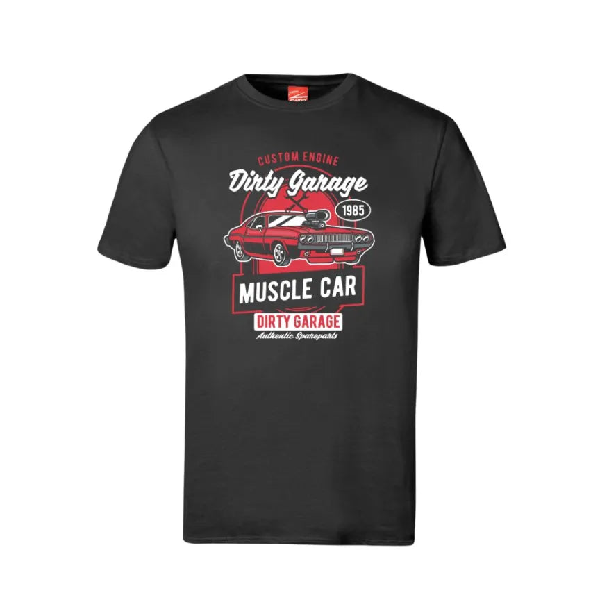 Custom Engine Dirty Garage Cotton T-Shirt