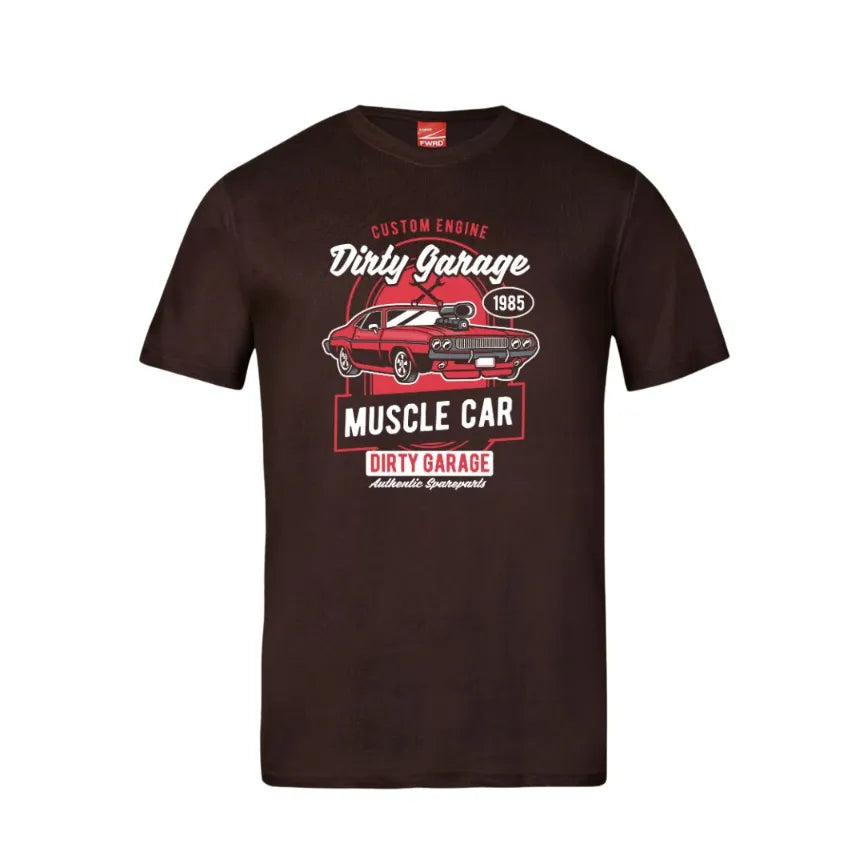 Custom Engine Dirty Garage Cotton T-Shirt