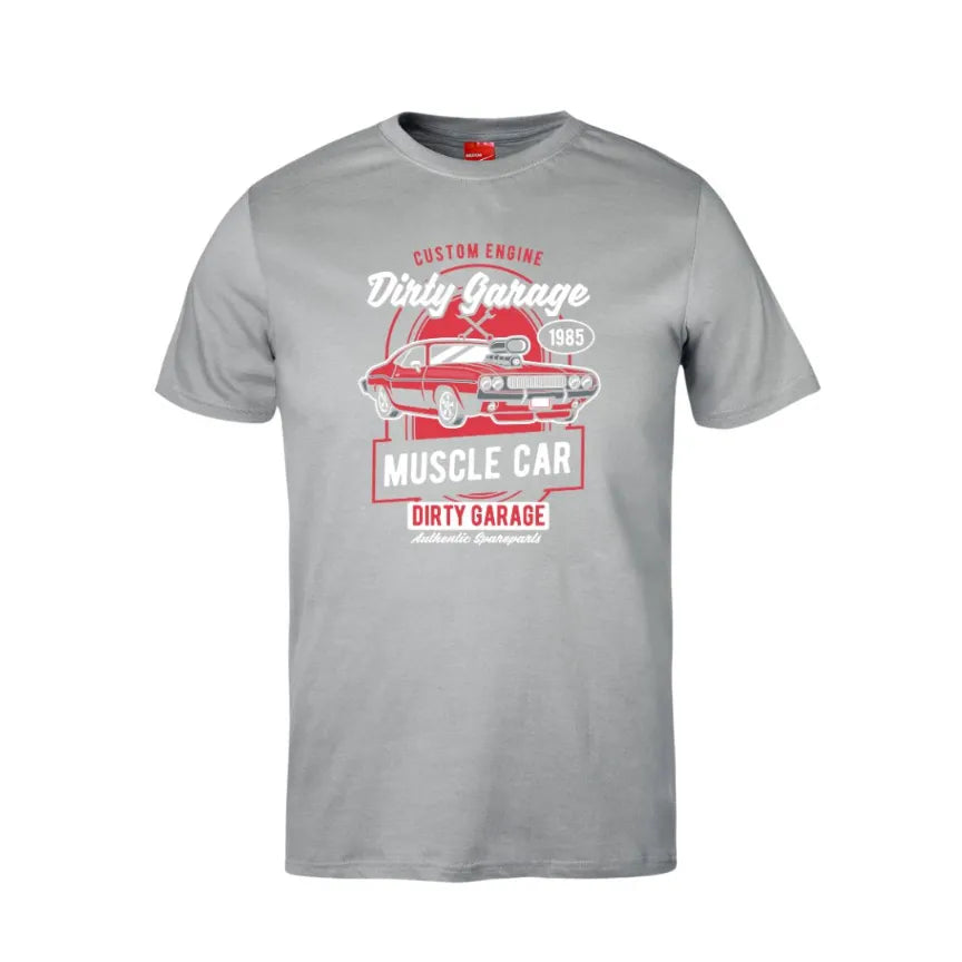 Custom Engine Dirty Garage Cotton T-Shirt