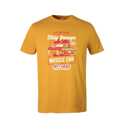 Custom Engine Dirty Garage Cotton T-Shirt