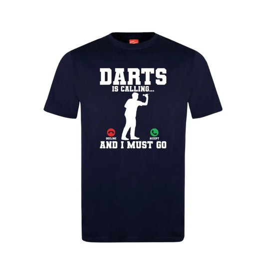 Darts Is Calling Cotton T-Shirt