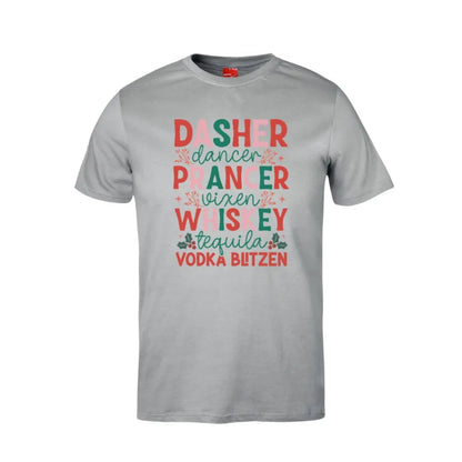 Dasher Dancer Prancer Vixen Cotton T-Shirt