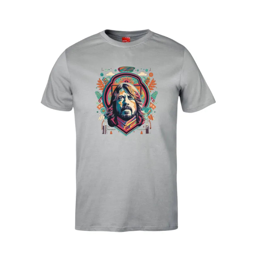 Dave Grohl Tribute Cotton T-Shirt