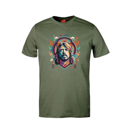 Dave Grohl Tribute Cotton T-Shirt