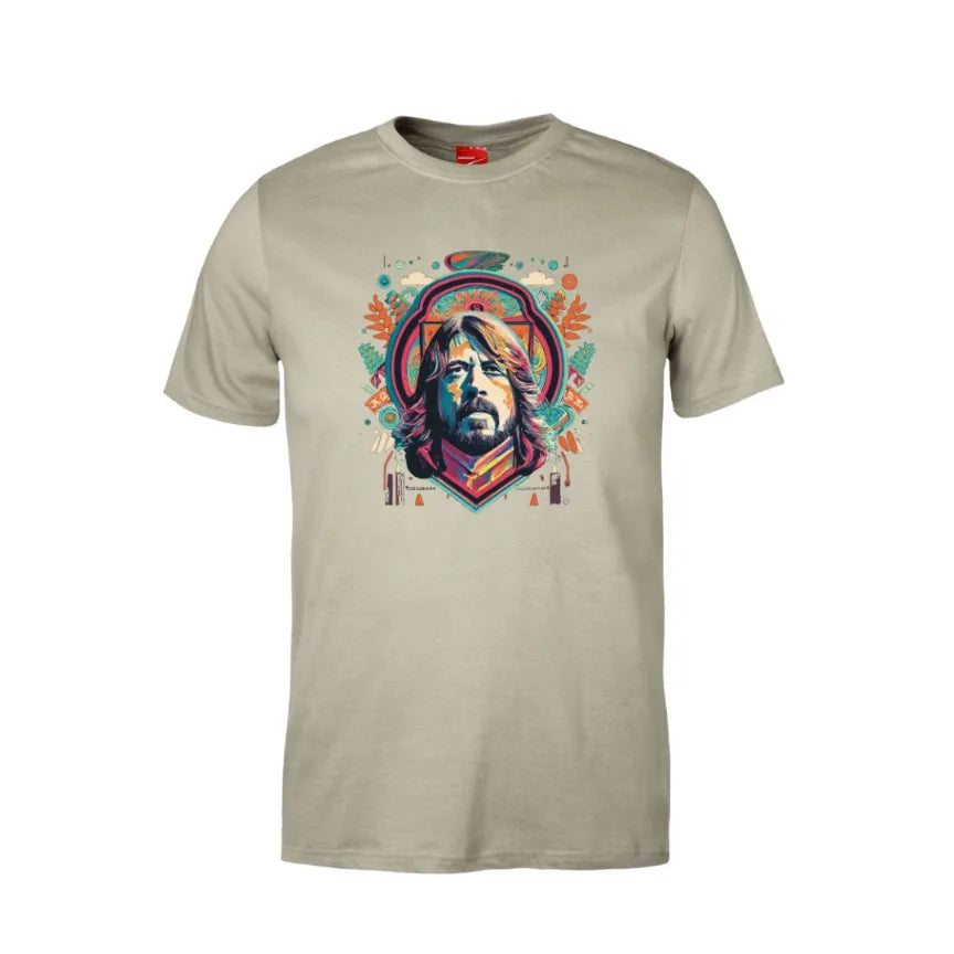 Dave Grohl Tribute Cotton T-Shirt