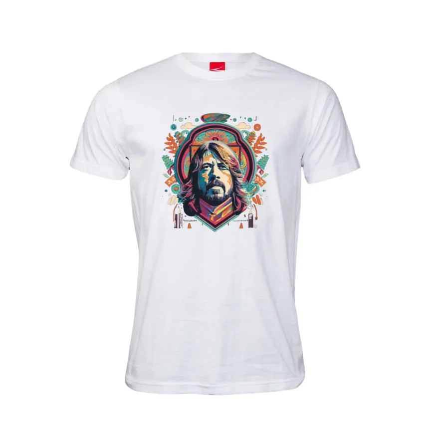 Dave Grohl Tribute Cotton T-Shirt