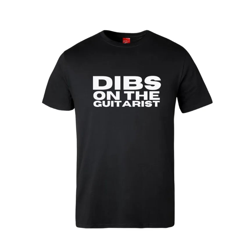 Dibs On The Guitarist Cotton T-Shirt