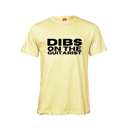 Dibs On The Guitarist Cotton T-Shirt