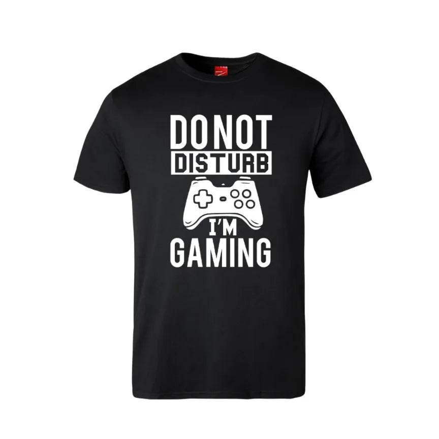 Don't Disturb I'm Gaming Cotton T-Shirt