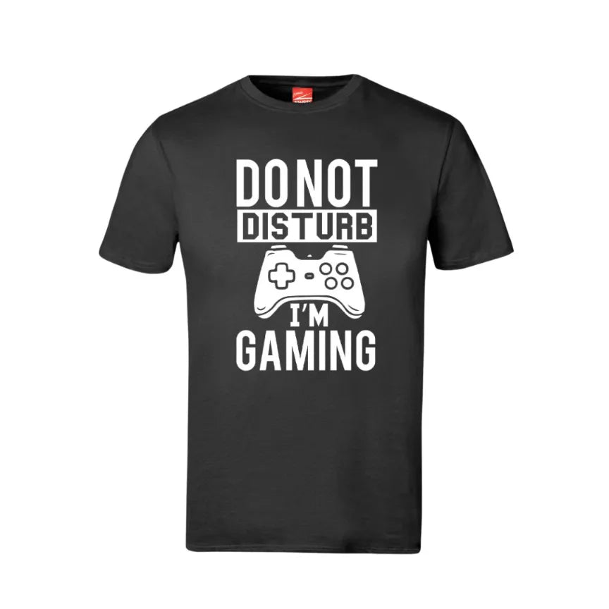 Don't Disturb I'm Gaming Cotton T-Shirt