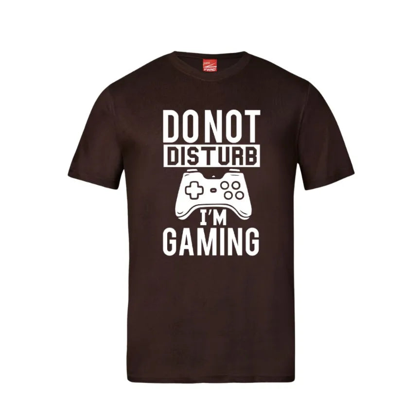 Don't Disturb I'm Gaming Cotton T-Shirt