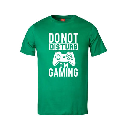 Don't Disturb I'm Gaming Cotton T-Shirt