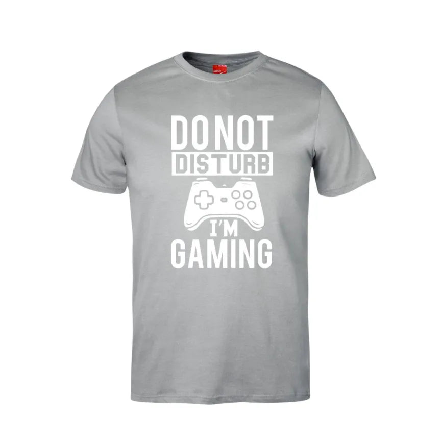 Don't Disturb I'm Gaming Cotton T-Shirt