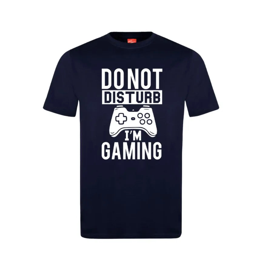 Don't Disturb I'm Gaming Cotton T-Shirt