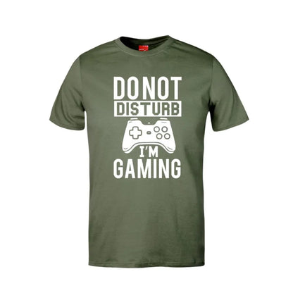 Don't Disturb I'm Gaming Cotton T-Shirt