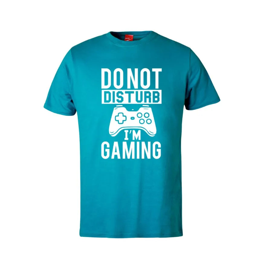 Don't Disturb I'm Gaming Cotton T-Shirt