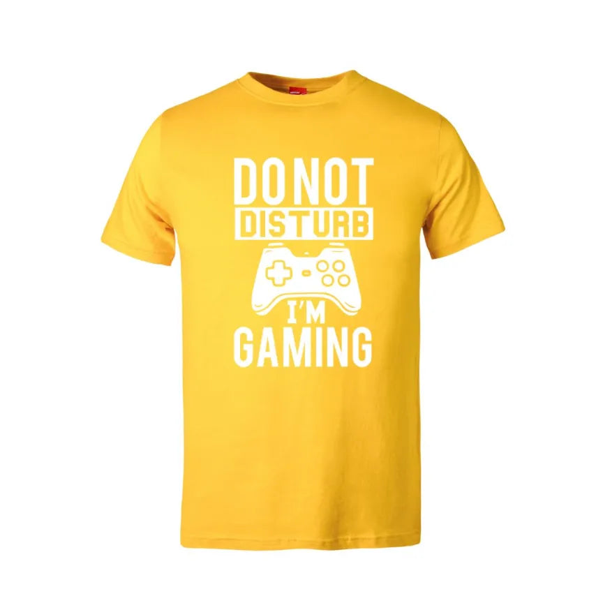 Don't Disturb I'm Gaming Cotton T-Shirt