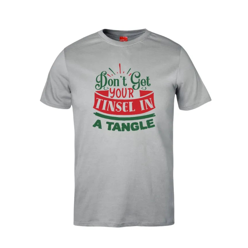 Don't Get Your Tinsel In A Tangle Cotton T-Shirt