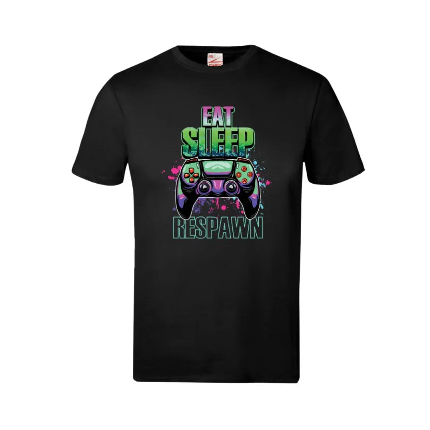 Eat Sleep Respawn Kids Cotton T-shirt