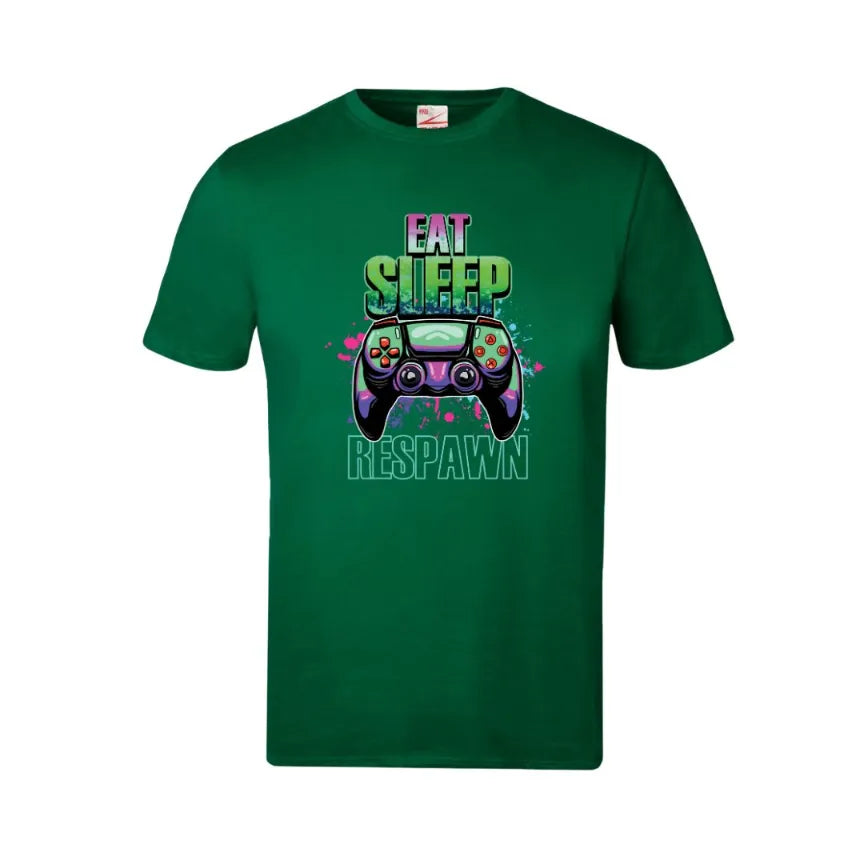 Eat Sleep Respawn Kids Cotton T-shirt