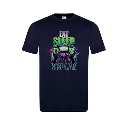 Eat Sleep Respawn Kids Cotton T-shirt