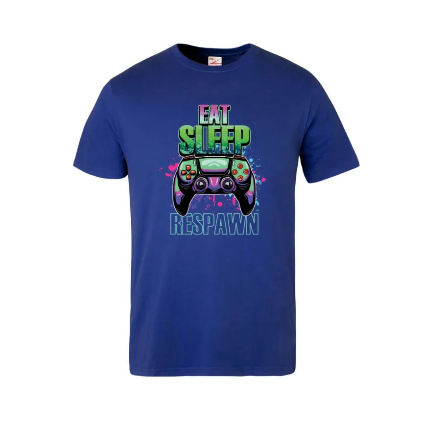 Eat Sleep Respawn Kids Cotton T-shirt