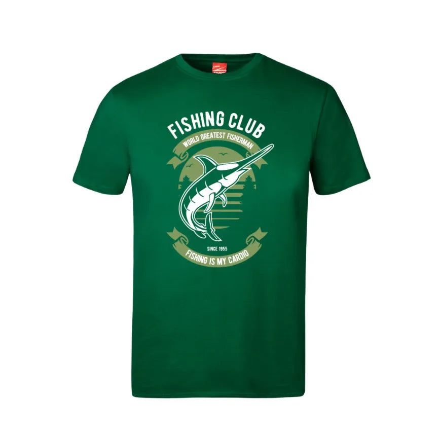 Fishing Club Fishing Is My Cardio Cotton T-Shirt