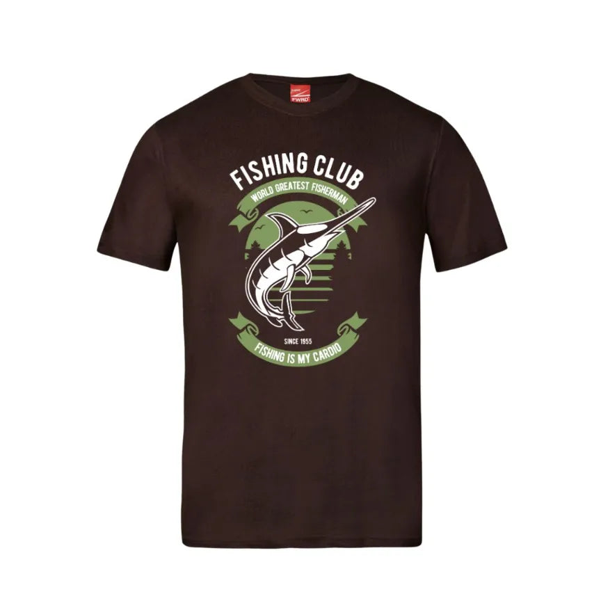 Fishing Club Fishing Is My Cardio Cotton T-Shirt