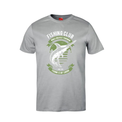 Fishing Club Fishing Is My Cardio Cotton T-Shirt