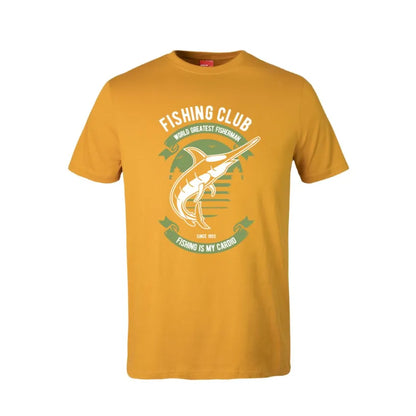 Fishing Club Fishing Is My Cardio Cotton T-Shirt