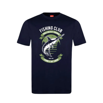 Fishing Club Fishing Is My Cardio Cotton T-Shirt