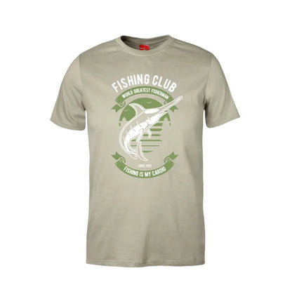 Fishing Club Fishing Is My Cardio Cotton T-Shirt