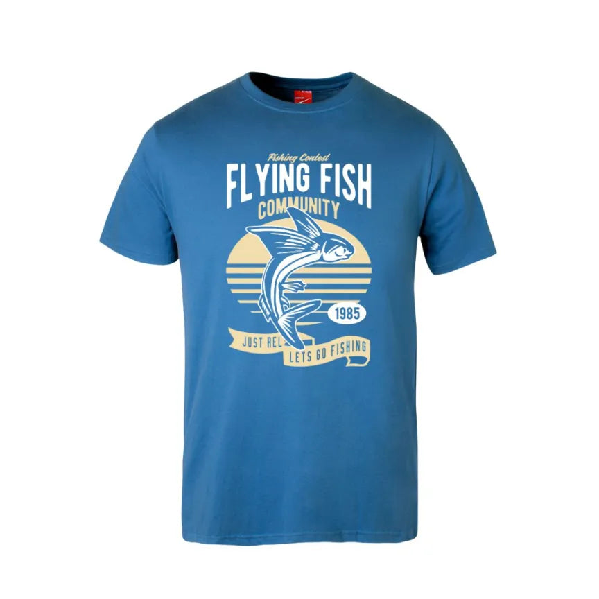 Flying Fish Cotton T-Shirt