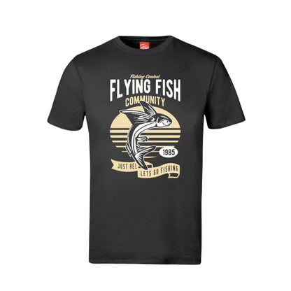 Flying Fish Cotton T-Shirt